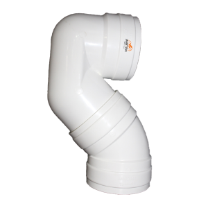 كوع سيفون بدعامة